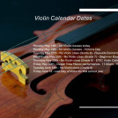 Violin Dates